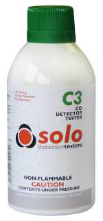 Solo C3 CO Detector Test Gas Canister 250ml