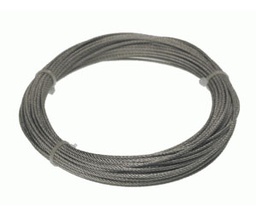 [15821] WR-50 Wire Rope, Stainless Steel, 1/16 in. Dia., 50 feet - Kitchen Knight II, Pyro.Chem