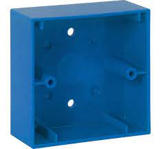 [704981] Surface mount housing for small MCP, blue- Esser